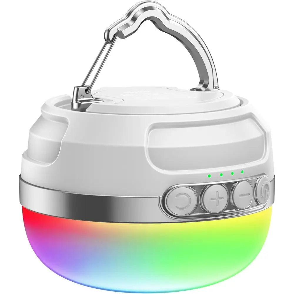 LED Camping Lantern Rechargeable 1400LM, Up to 420H Running Time Camping Tent RGB Light, 10400mAh Ency Hanging Light or , Power
LED Camping Lantern Rechargeable 1400LM, Up to 420H Running Time Camping Tent RGB Light, 10400mAh Ency Hanging Light or , Power