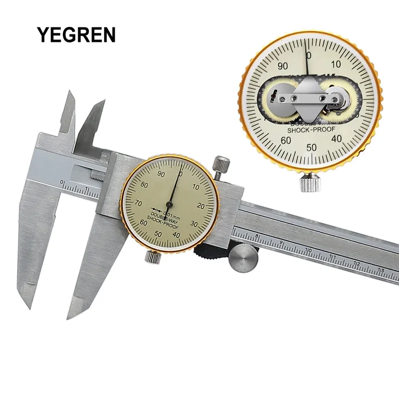 0.01mm High Precision Double Way Shock Proof Dial Calipers 300mm Height Diameter Measurement Vernier Calipers Measuring Tool
0.01mm High Precision Double Way Shock Proof Dial Calipers 300mm Height Diameter Measurement Vernier Calipers Measuring Tool