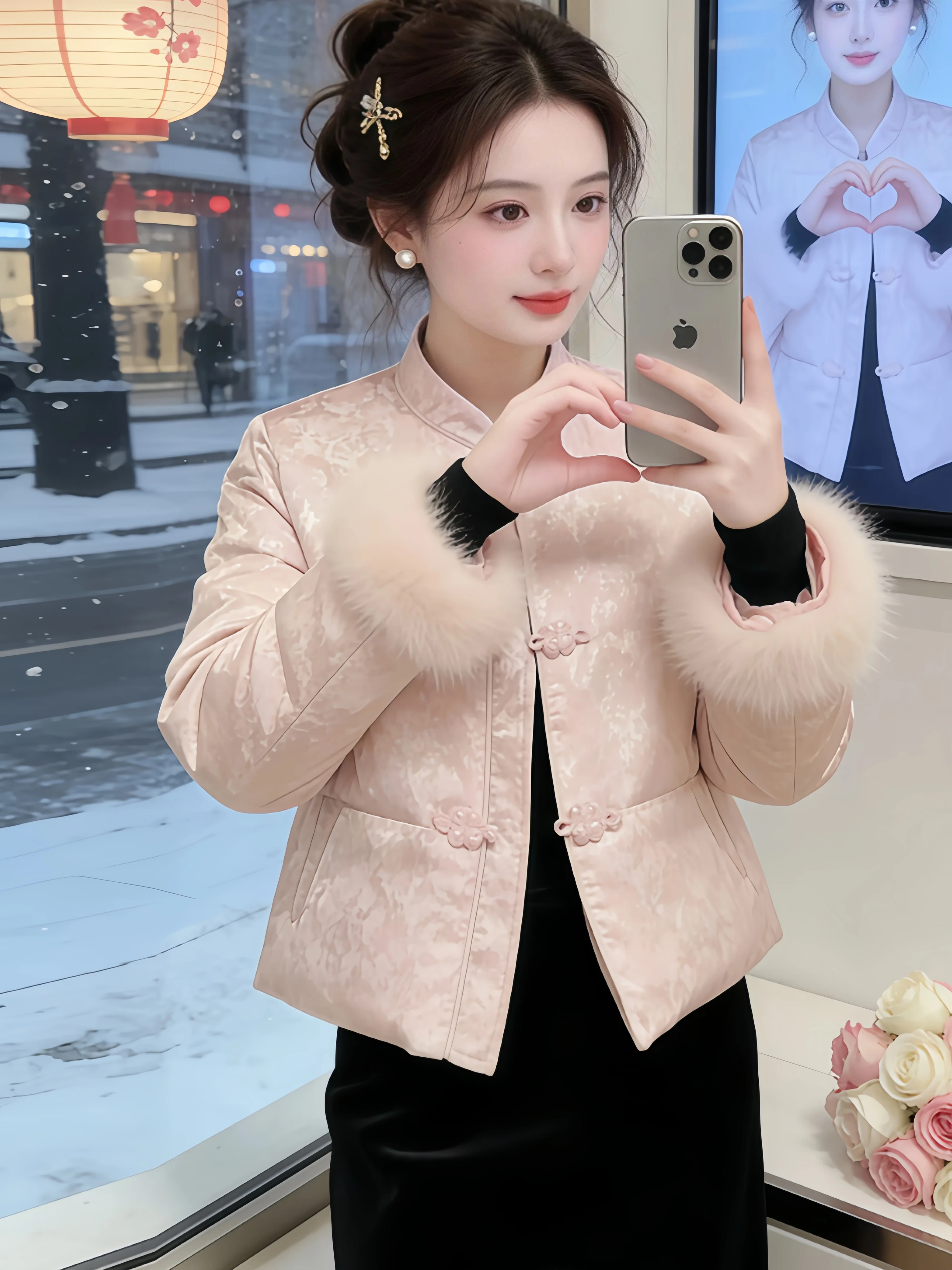 Fashionable Comfortable Loose Fit Cotton Jacket Women's Stand Collar Winter Outerwear Stylish Small Size High Versatility
Fashionable Comfortable Loose Fit Cotton Jacket Women's Stand Collar Winter Outerwear Stylish Small Size High Versatility