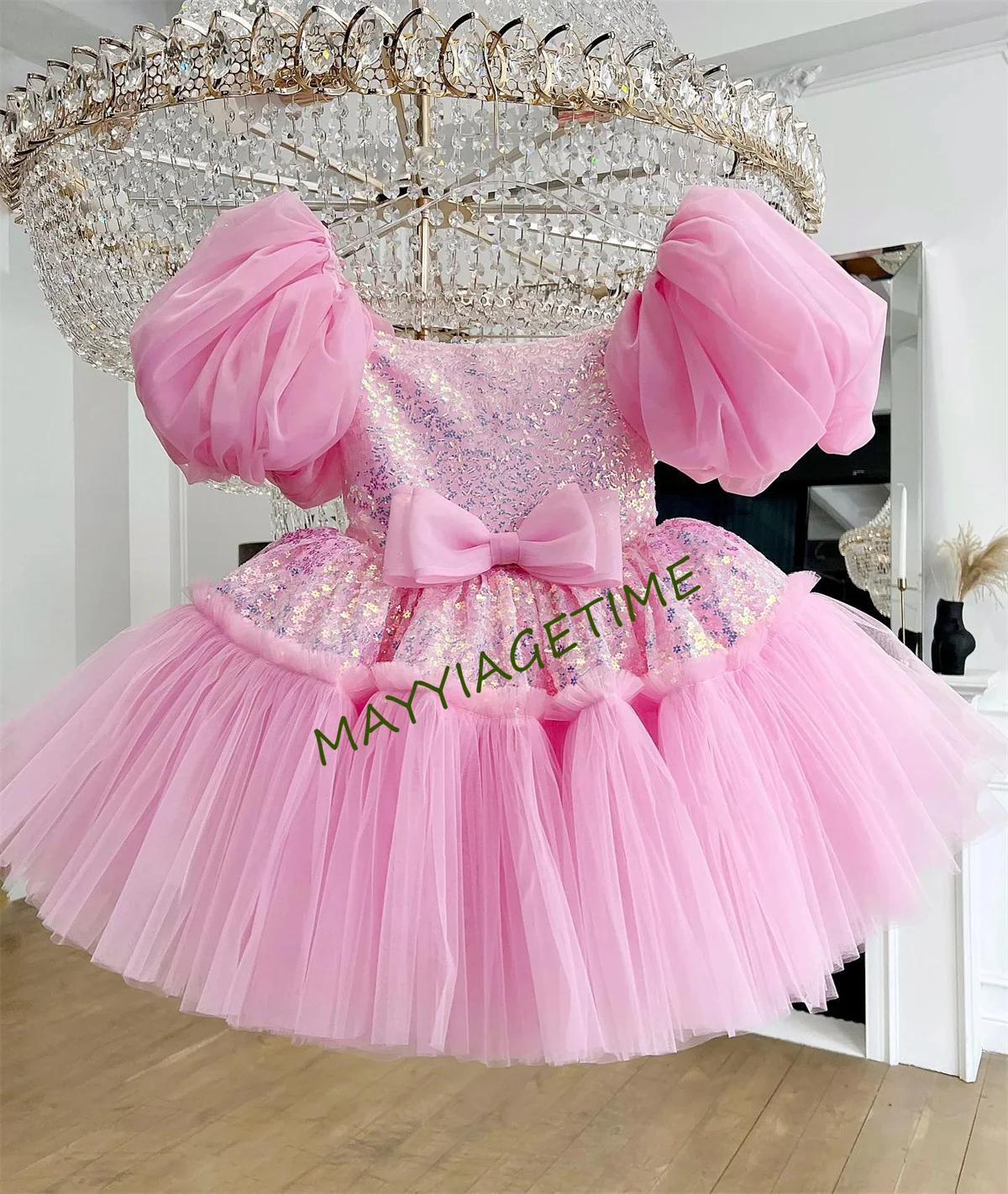 Flower Girl Dress O-Neck Puffy Sleeves Princess Girl Dress Floor Length Child Party Birthday Dresses Gown
Flower Girl Dress O-Neck Puffy Sleeves Princess Girl Dress Floor Length Child Party Birthday Dresses Gown