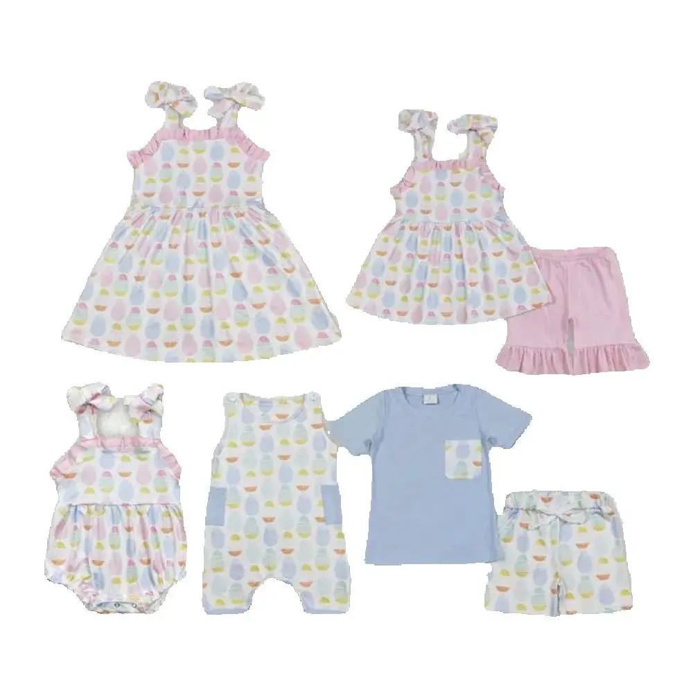 Baby kids clothing Sibling summer girls and boys Sibling Boys Baby Girls Easter Eggs Spring Shorts Rompers Clothes Sets
Baby kids clothing Sibling summer girls and boys Sibling Boys Baby Girls Easter Eggs Spring Shorts Rompers Clothes Sets