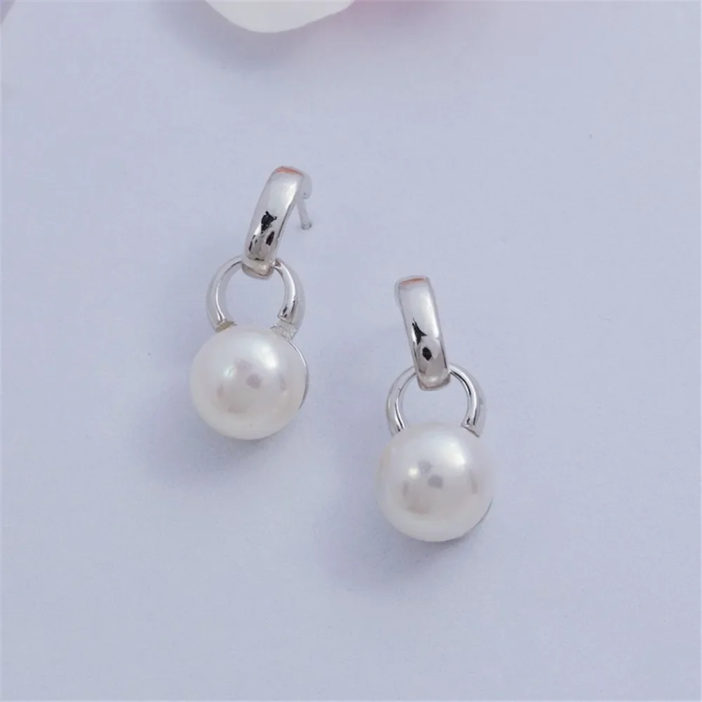 Серьги из стерлингового серебра 925 пробы с жемчугом, принадлежности для самостоятельного изготовления ювелирных изделий, пустые стойки для сережек для аксессуаров ручной работы, без жемчуга
Серьги из стерлингового серебра 925 пробы с жемчугом, принадлежности для самостоятельного изготовления ювелирных изделий, пустые стойки для сережек для аксессуаров ручной работы, без жемчуга