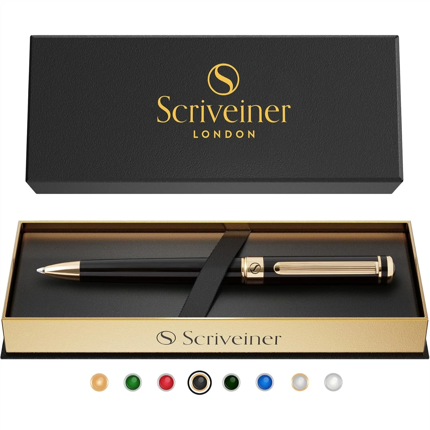 Luxury Ballpoint Pen, Real Gold Plating, Schmidt Black Refill, Executive Office Gift for Men Women
Luxury Ballpoint Pen, Real Gold Plating, Schmidt Black Refill, Executive Office Gift for Men Women