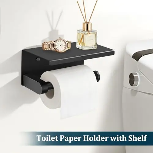 Matte Black 5-Piece Bathroom Hardware Set Stainless Steel Towel Bar Toilet Paper Holder Wall Mounted
Matte Black 5-Piece Bathroom Hardware Set Stainless Steel Towel Bar Toilet Paper Holder Wall Mounted