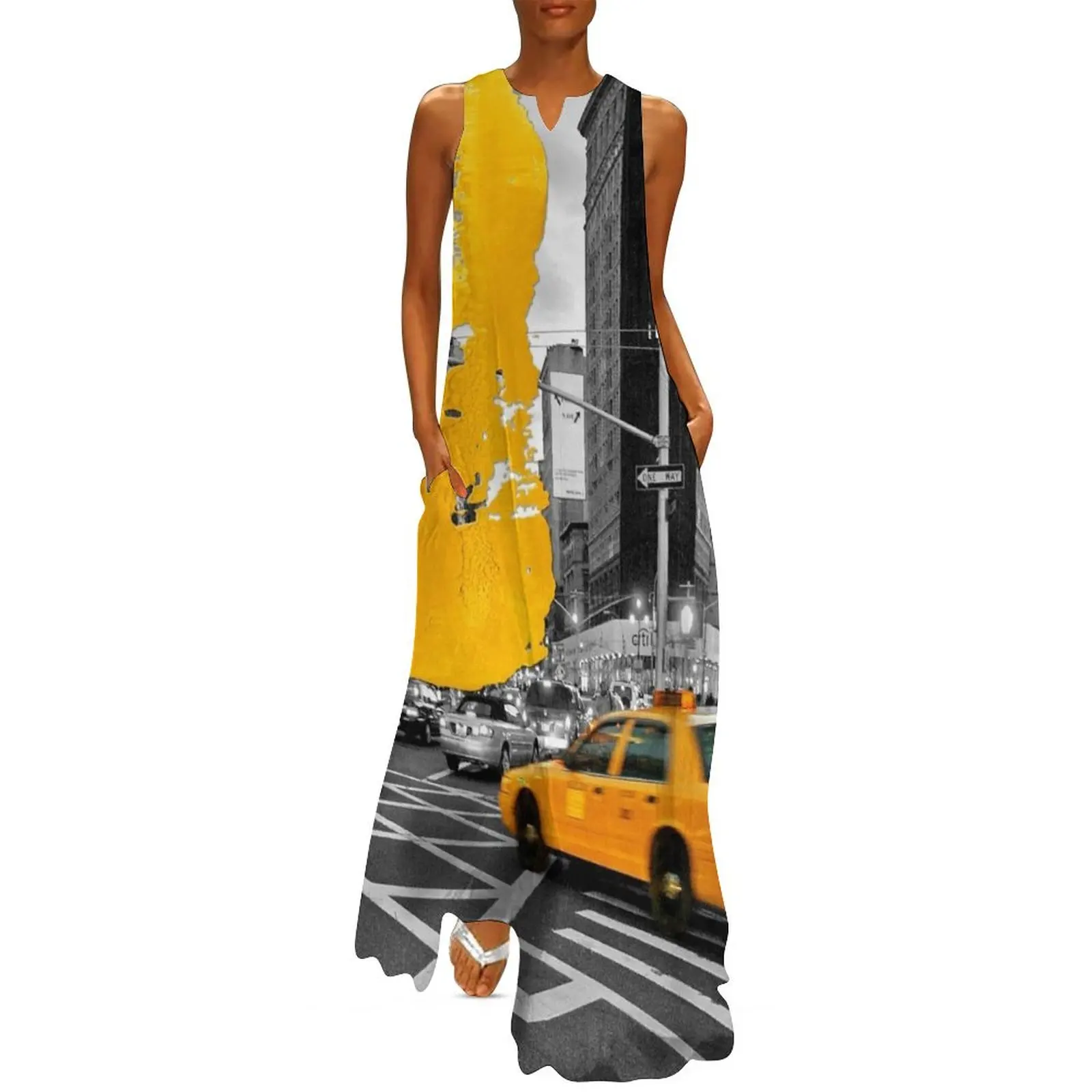 NYC Yellow Cabs - Flat Iron - Brush Stroke Long Dress evening dress ladies sexy dress evening woman
NYC Yellow Cabs - Flat Iron - Brush Stroke Long Dress evening dress ladies sexy dress evening woman