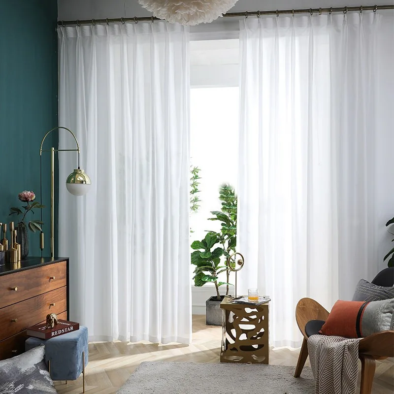 White Window Tulle Voile Curtains for Living Room Bedroom Balcony Kitchen Finished Sheer Window Treatment Decoration Panel
White Window Tulle Voile Curtains for Living Room Bedroom Balcony Kitchen Finished Sheer Window Treatment Decoration Panel
