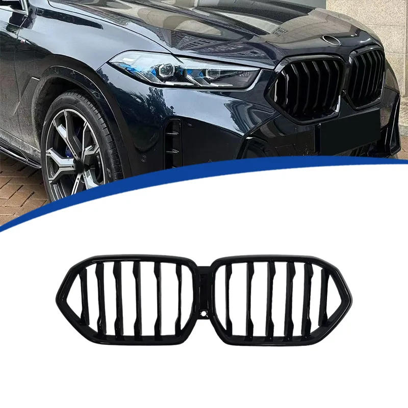 For 2023-2025 BMW X6 G06 Single Slat Gloss Black Front Grille OEM Replacement
For 2023-2025 BMW X6 G06 Single Slat Gloss Black Front Grille OEM Replacement