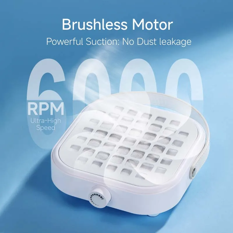 NEBX Oem Odm Wholesale 6000RPM Professional Nail Dust Collector Brushless Manicure Vacuum Cleaner Dust Collector for Nail Salon
NEBX Oem Odm Wholesale 6000RPM Professional Nail Dust Collector Brushless Manicure Vacuum Cleaner Dust Collector for Nail Salon