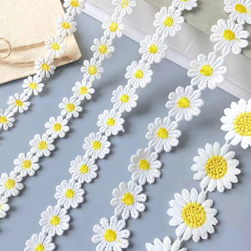 30 ярдов желтый цветок ромашки, вышитая кружевная бейка, лента, водорастворимая ткань, принадлежности для шитья ручной работы, подарок для рукоделия, декоративные
30 ярдов желтый цветок ромашки, вышитая кружевная бейка, лента, водорастворимая ткань, принадлежности для шитья ручной работы, подарок для рукоделия, декоративные