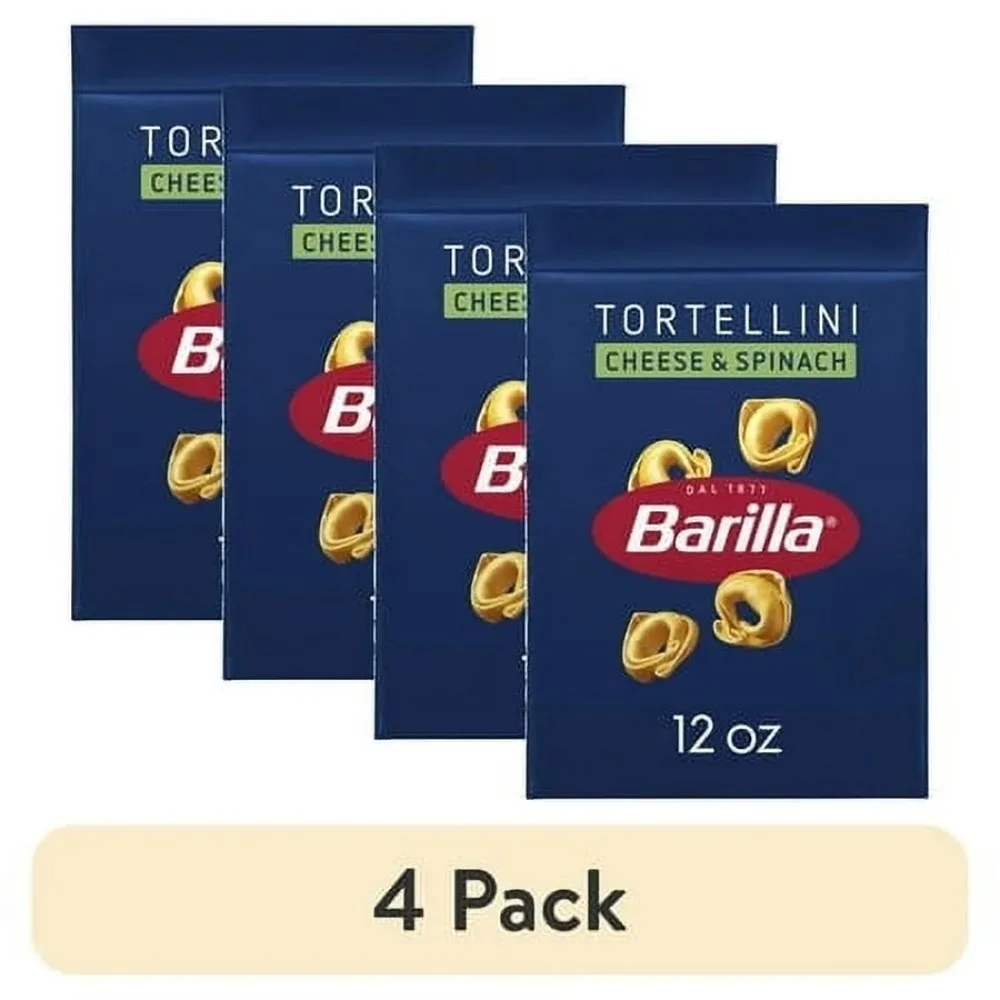 (4 pack) Classic Non-GMO, Filled Cheese and Spinach Tortellini Pasta, 12 oz
(4 pack) Classic Non-GMO, Filled Cheese and Spinach Tortellini Pasta, 12 oz