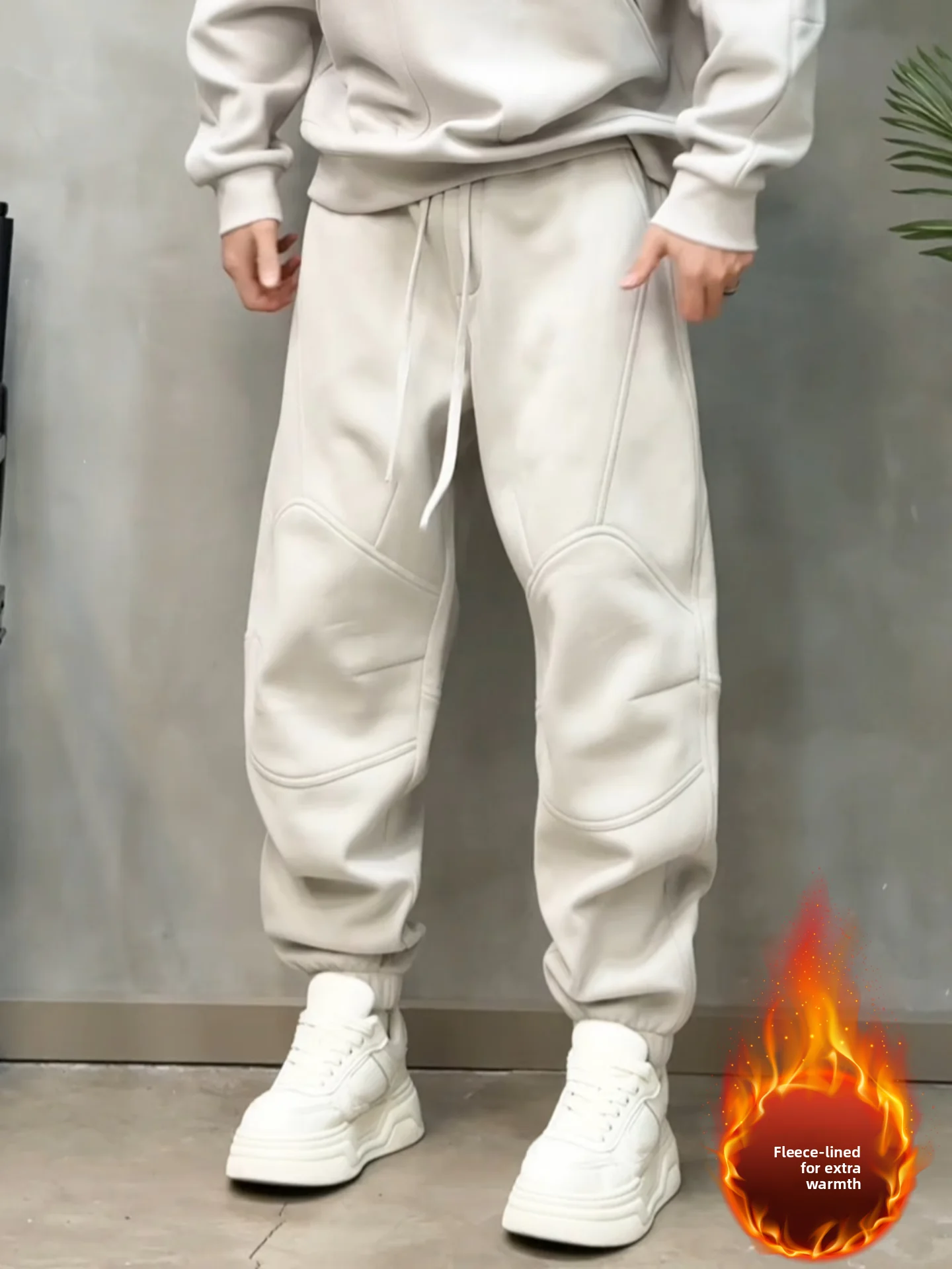 Men's Casual Fce Lined Thiened Sports Pants Winter New Zipper Large ket Design Straight Leg Elastic Waist Casual Trou...
Men's Casual Fce Lined Thiened Sports Pants Winter New Zipper Large ket Design Straight Leg Elastic Waist Casual Trou...