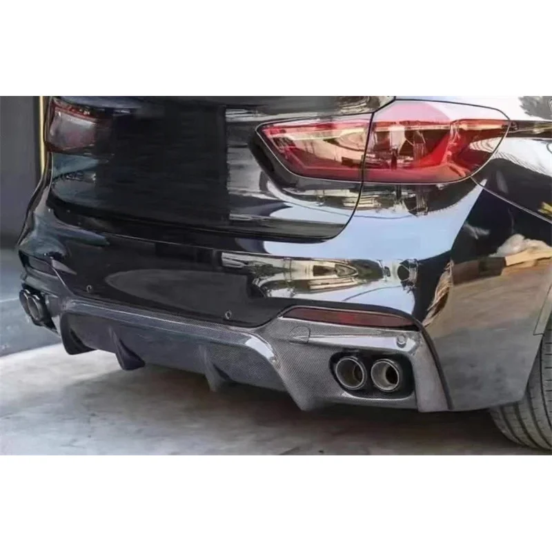 High Quality Carbon Fiber Bumper Rear Lip Spoiler Kit For F16 X6 2015-2019
High Quality Carbon Fiber Bumper Rear Lip Spoiler Kit For F16 X6 2015-2019