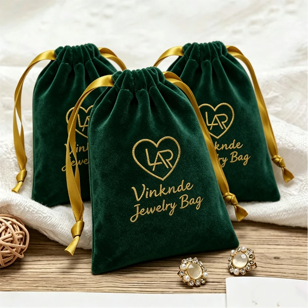 100Pcs Personalized Logo Jewelry Packaging Velvet Drawstring Bag Wedding Favors Candy Gift Pouch Ring Bracelet Cosmetic Oil Sack
100Pcs Personalized Logo Jewelry Packaging Velvet Drawstring Bag Wedding Favors Candy Gift Pouch Ring Bracelet Cosmetic Oil Sack