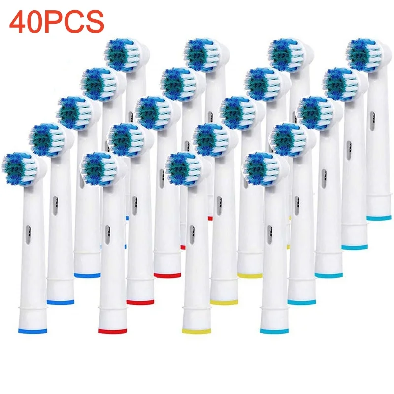 40pcs Replacement Brush Heads for Oral-B Electric Toothbrush Fit Advance Power/Pro Health/Triumph/3D Excel/Vitality
40pcs Replacement Brush Heads for Oral-B Electric Toothbrush Fit Advance Power/Pro Health/Triumph/3D Excel/Vitality