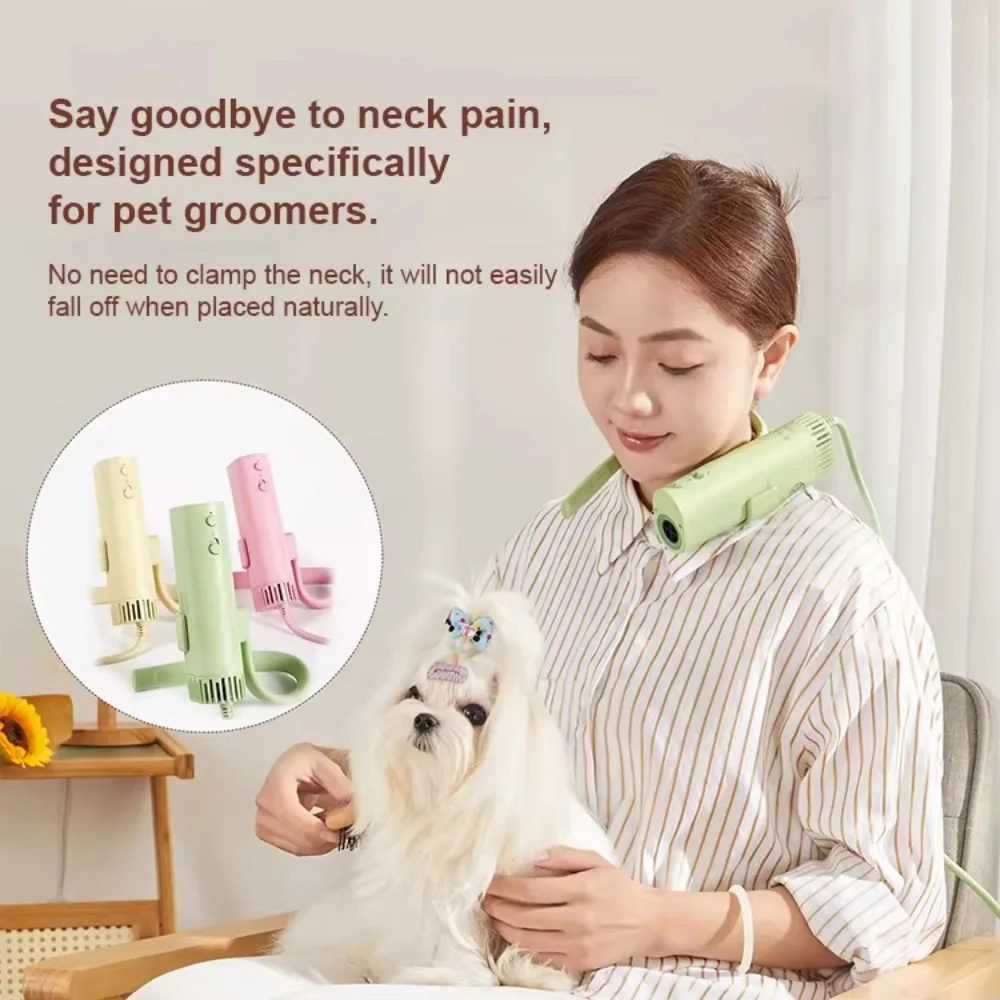 Pet-specific Neck-hanging Hair Dryer High-power Portable Pet Groomer Dryer
Pet-specific Neck-hanging Hair Dryer High-power Portable Pet Groomer Dryer