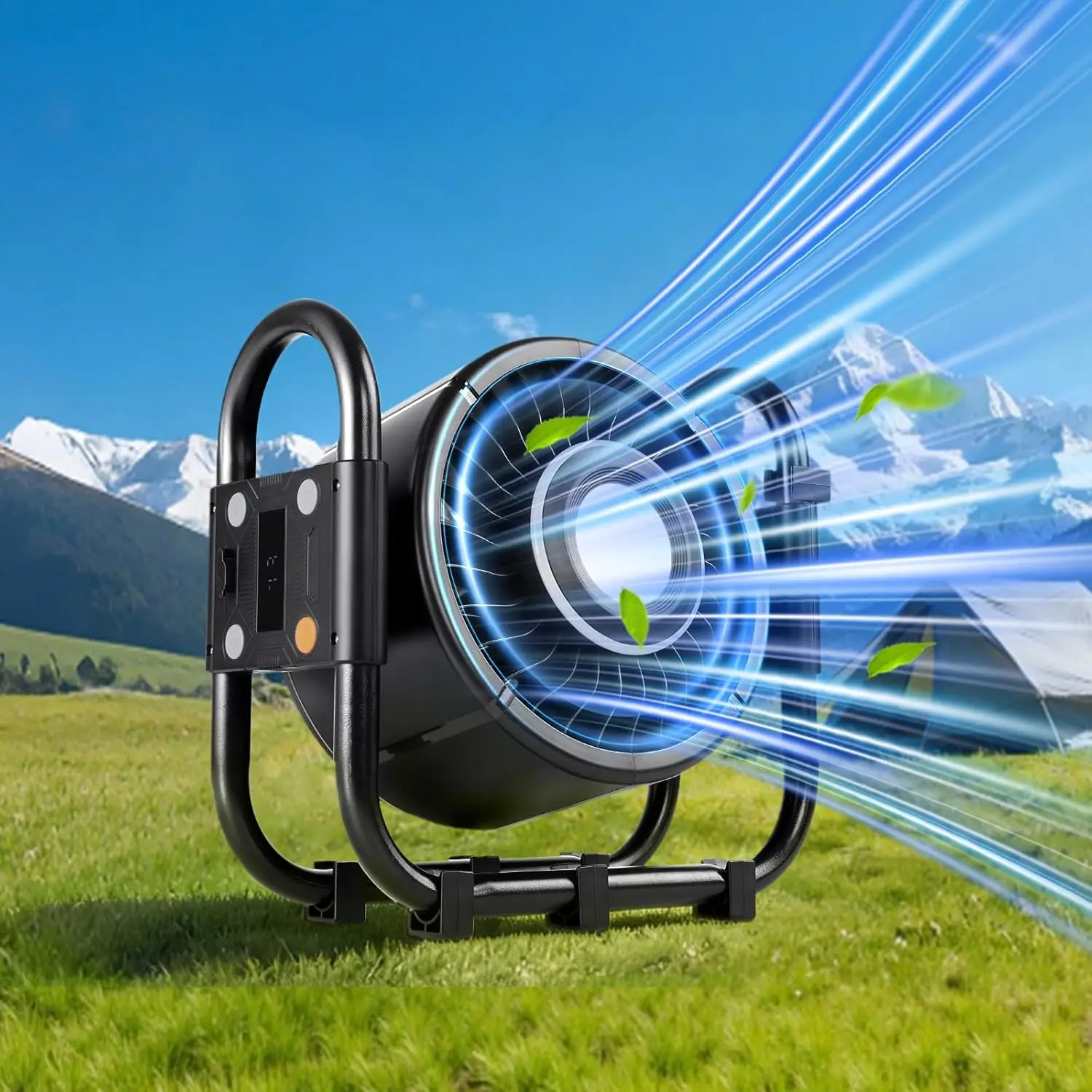 Outdoor Portable Oscillating Fan with 6 Speeds & 3-Speed Light, 16000mAh Battery Powered Up to 24 Hours, for Camping, Tent, Travel, Fishing, Jobsite, Indoor Use, Gift for Men Dad Him
Outdoor Portable Oscillating Fan with 6 Speeds & 3-Speed Light, 16000mAh Battery Powered Up to 24 Hours, for Camping, Tent, Travel, Fishing, Jobsite, Indoor Use, Gift for Men Dad Him