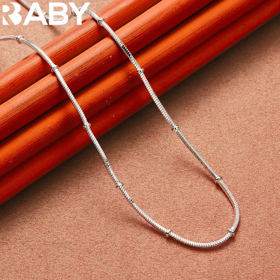 URBABY 925 Sterling Silver Snake Chain Necklace For Women Fashion Jewelry Simple Classic Elegant Engagement Wedding Anniversary
URBABY 925 Sterling Silver Snake Chain Necklace For Women Fashion Jewelry Simple Classic Elegant Engagement Wedding Anniversary