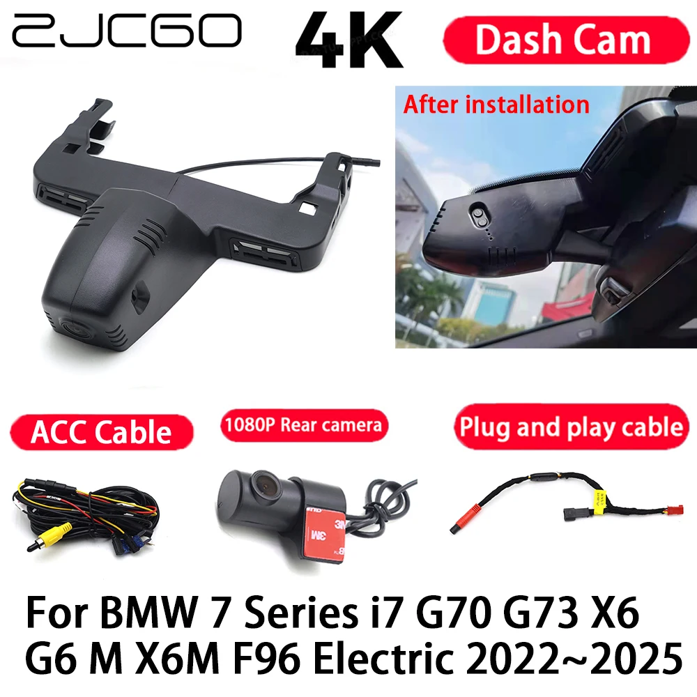 Car Camera 4K Plug and Play Dash Cam Video Recorder Night Vision for BMW 7 Series i7 G70 G73 X6 G6 M X6M F96 Electric 2022-2025
Car Camera 4K Plug and Play Dash Cam Video Recorder Night Vision for BMW 7 Series i7 G70 G73 X6 G6 M X6M F96 Electric 2022-2025