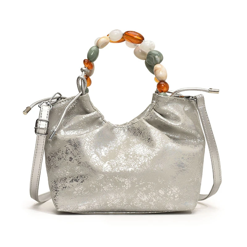 Leather Women's Chain Shoulder Bag Luxury Designer Beaded Handbag Fashion Brand Crossbody Bag Ladies Casual Tote Clutch Bag
Leather Women's Chain Shoulder Bag Luxury Designer Beaded Handbag Fashion Brand Crossbody Bag Ladies Casual Tote Clutch Bag