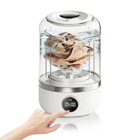 1.2L Portable Travel Washing Machine, Mini Washer For Underwear, Touchscreen, Compact & Quiet, Great For Dorms, Travel & Small Spaces