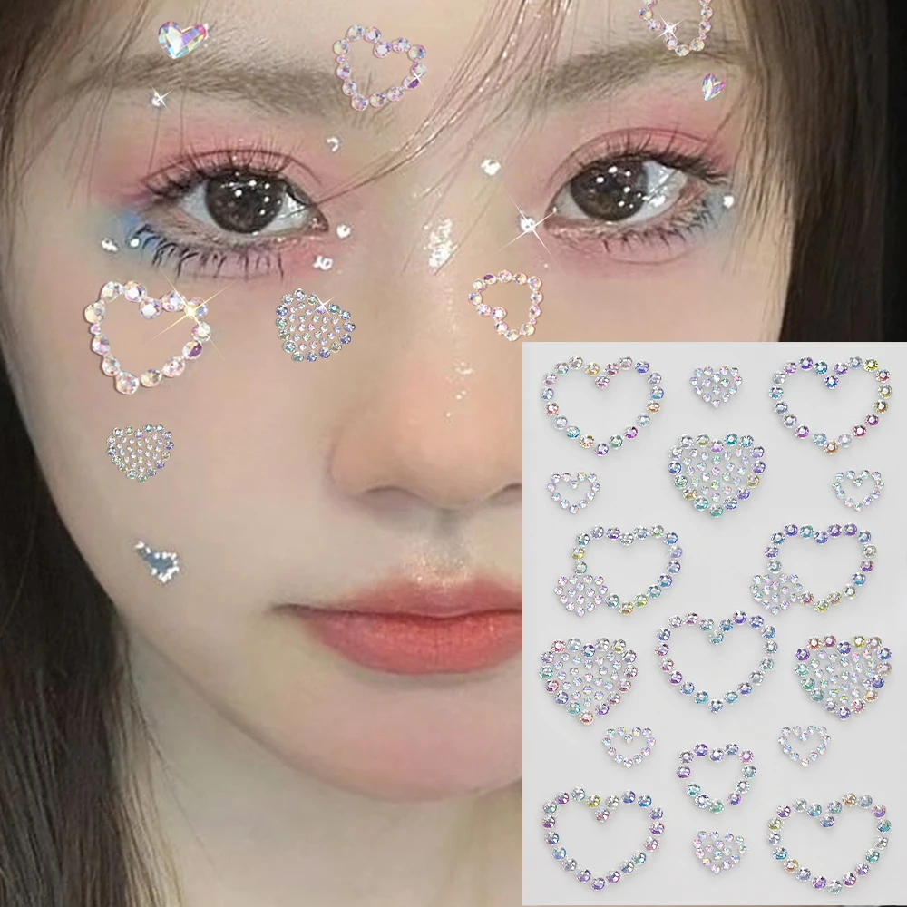 1pc Dubble Love 3D Body & Eye Jewel Decals Heart-Shaped Sparkling Rhinestone & Face Stickers DIY Masquerade Costume Accessories*
1pc Dubble Love 3D Body & Eye Jewel Decals Heart-Shaped Sparkling Rhinestone & Face Stickers DIY Masquerade Costume Accessories*