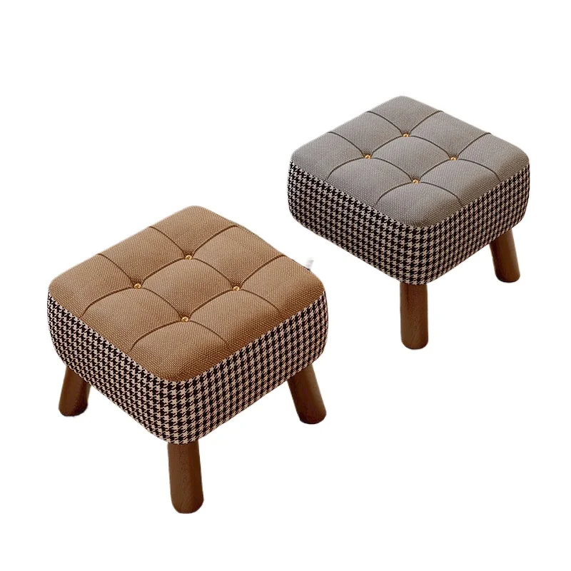Small Stool for Home Use Low Entry Shoe Changing Stool Minimalist Living Room Sofa Footstool Upholstered Square Stool Retro
Small Stool for Home Use Low Entry Shoe Changing Stool Minimalist Living Room Sofa Footstool Upholstered Square Stool Retro