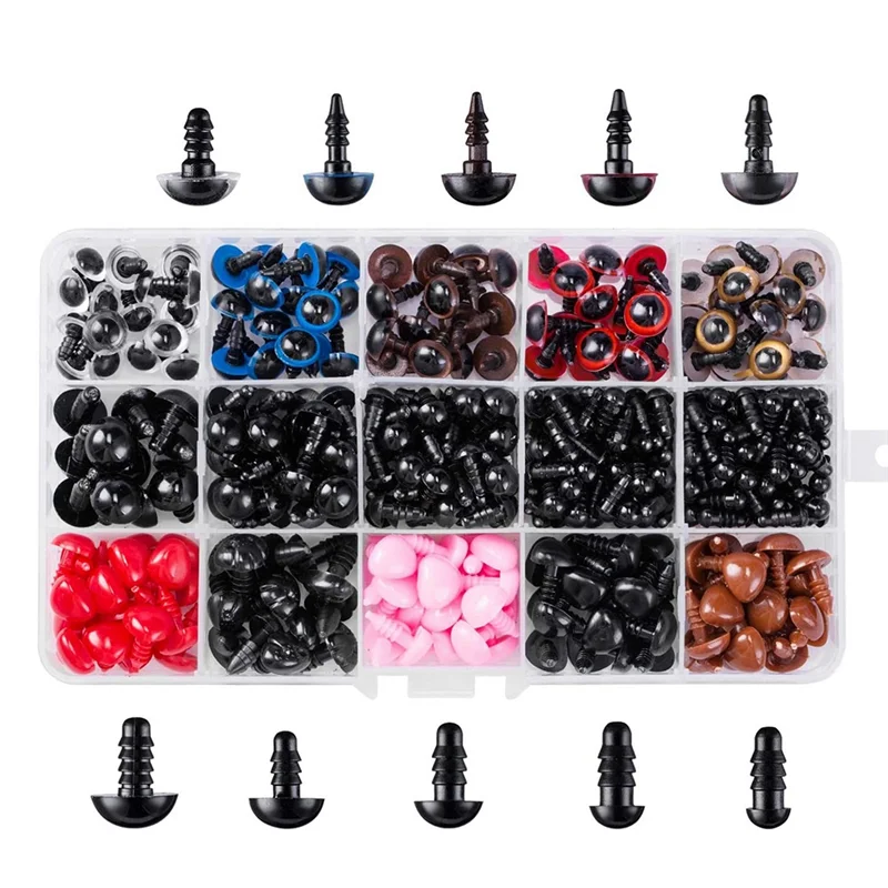 AA94-752PCS Safety Eyes And Noses For Amigurumi Stuffed Crochet Eyes With Washers Craft Eyes For Amigurumi Teddy Bear
AA94-752PCS Safety Eyes And Noses For Amigurumi Stuffed Crochet Eyes With Washers Craft Eyes For Amigurumi Teddy Bear