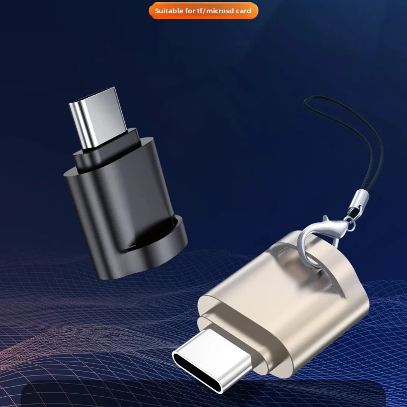 Type-C Card Reader Adapter, Compatible with iPhone & Computer, TF Memory Card Converter
Type-C Card Reader Adapter, Compatible with iPhone & Computer, TF Memory Card Converter