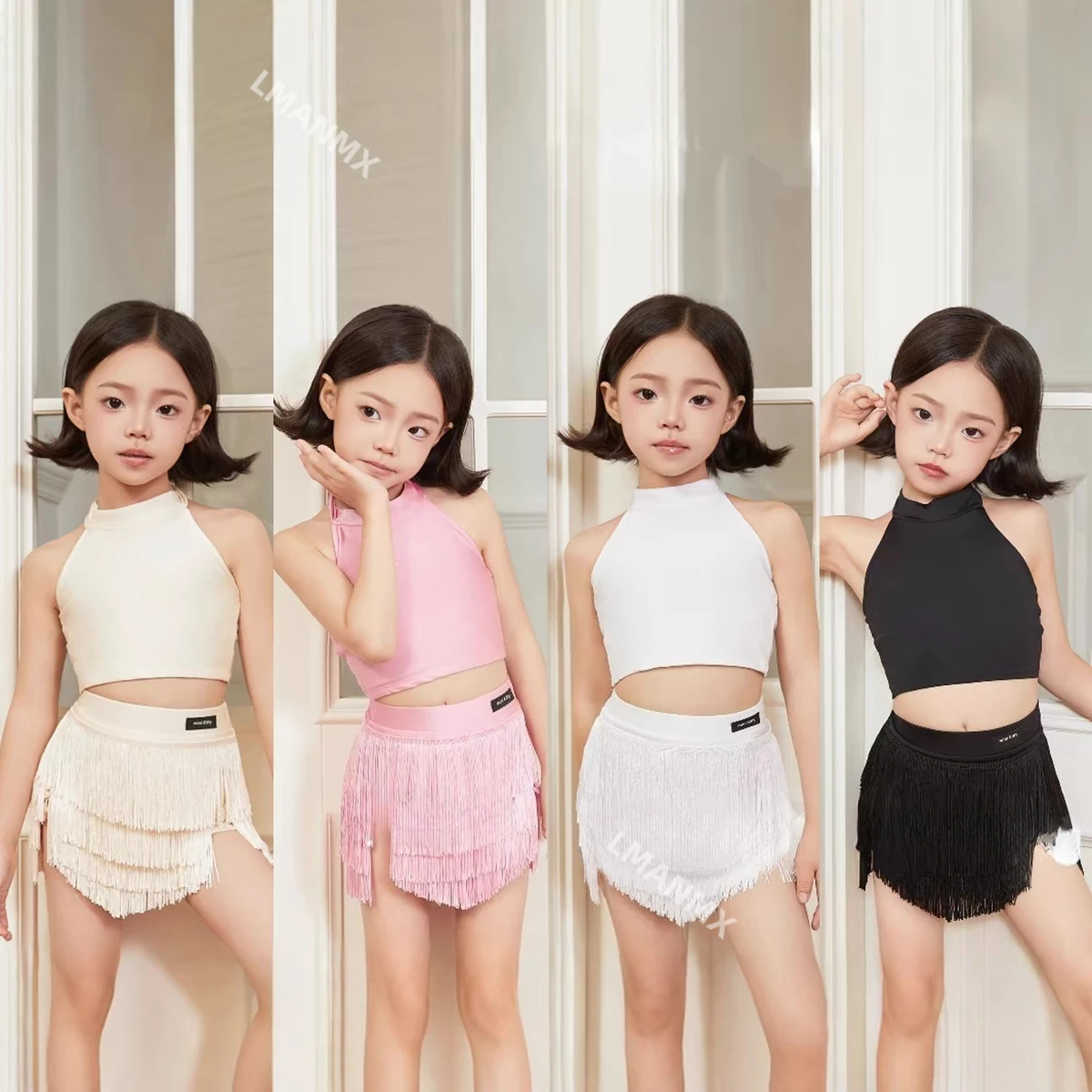 Children's Latin Dance Cute Neck Hanging Split Tassel Set Pink Top Practice Clothes
Children's Latin Dance Cute Neck Hanging Split Tassel Set Pink Top Practice Clothes