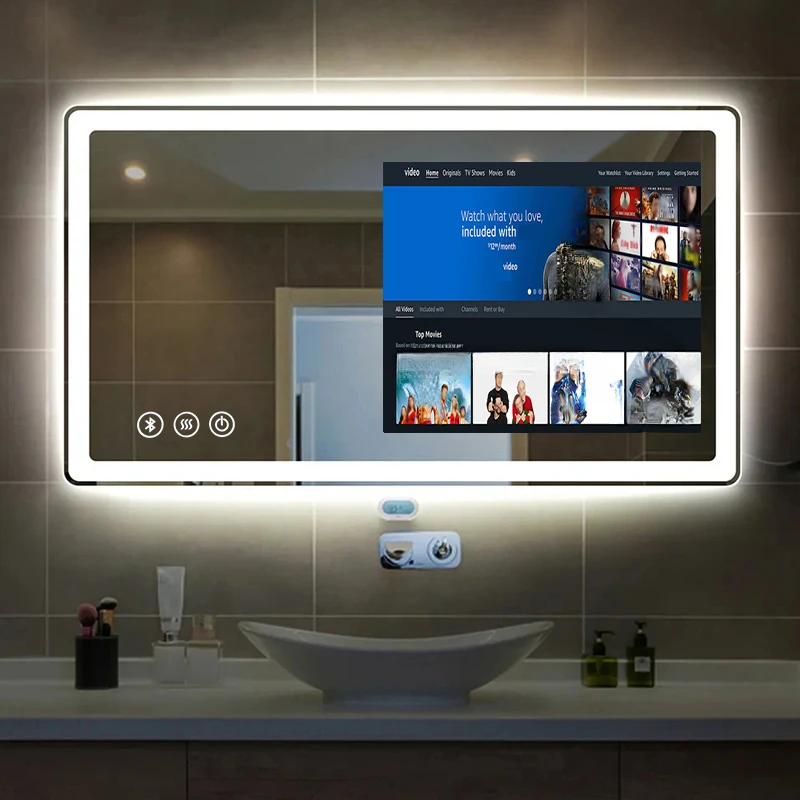 Оптовая продажа, домашнее зеркало с сенсорным экраном для отеля, с ТВ, Led, для ванной, тренажерного зала, волшебное смарт-зеркало IP65, водонепроницаемое зеркало для ванной комнаты, Телевизор
Оптовая продажа, домашнее зеркало с сенсорным экраном для отеля, с ТВ, Led, для ванной, тренажерного зала, волшебное смарт-зеркало IP65, водонепроницаемое зеркало для ванной комнаты, Телевизор