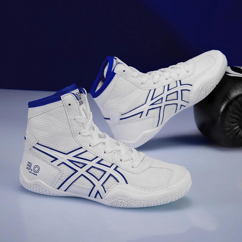 Unisex High Top Boxing Shoes Kids Adult Anti Slip Weightlifting Wrestling Sanda Combat Training Sneakers For Boys Girls 28-35
Unisex High Top Boxing Shoes Kids Adult Anti Slip Weightlifting Wrestling Sanda Combat Training Sneakers For Boys Girls 28-35