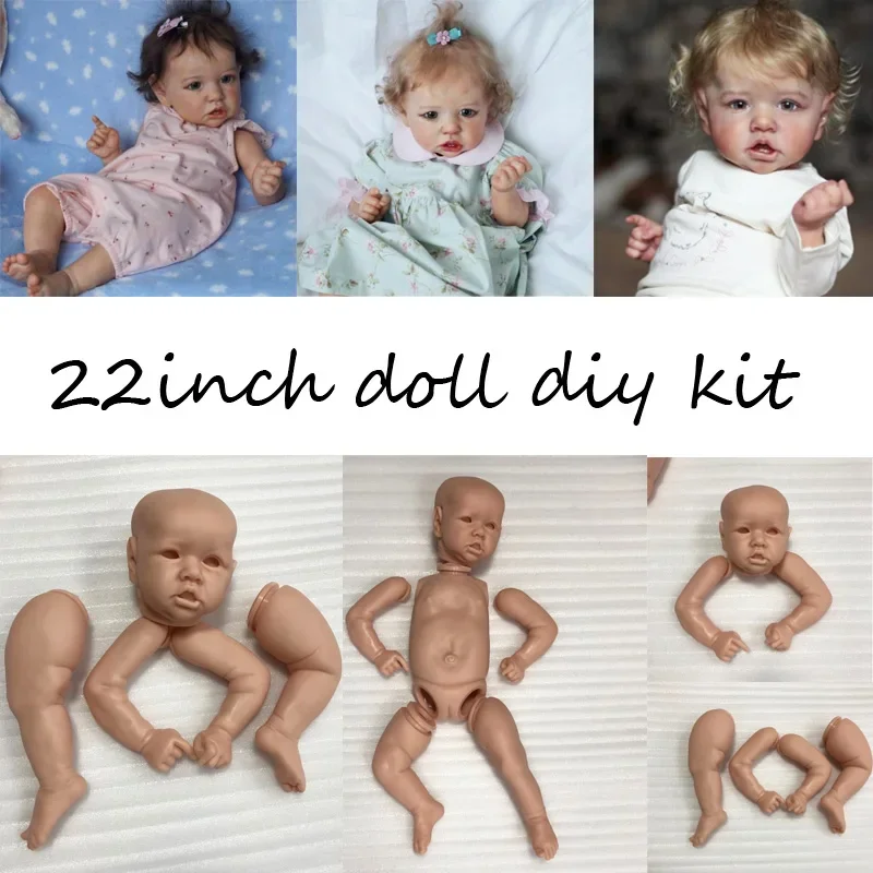 22inches DIY Popular Reborn Doll Kit Black Skin Fresh Color Unpainted Unfinished Doll Parts
22inches DIY Popular Reborn Doll Kit Black Skin Fresh Color Unpainted Unfinished Doll Parts