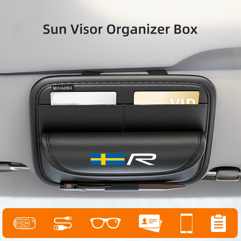 Автомобильный солнцезащитный козырек-органайзер, держатель для солнцезащитных очков, зажим для солнцезащитного козырька, аксессуары для Volvo S40 AWD V90 S90 XC90 XC60 C30 T6 S60 C70 XC4
Автомобильный солнцезащитный козырек-органайзер, держатель для солнцезащитных очков, зажим для солнцезащитного козырька, аксессуары для Volvo S40 AWD V90 S90 XC90 XC60 C30 T6 S60 C70 XC4