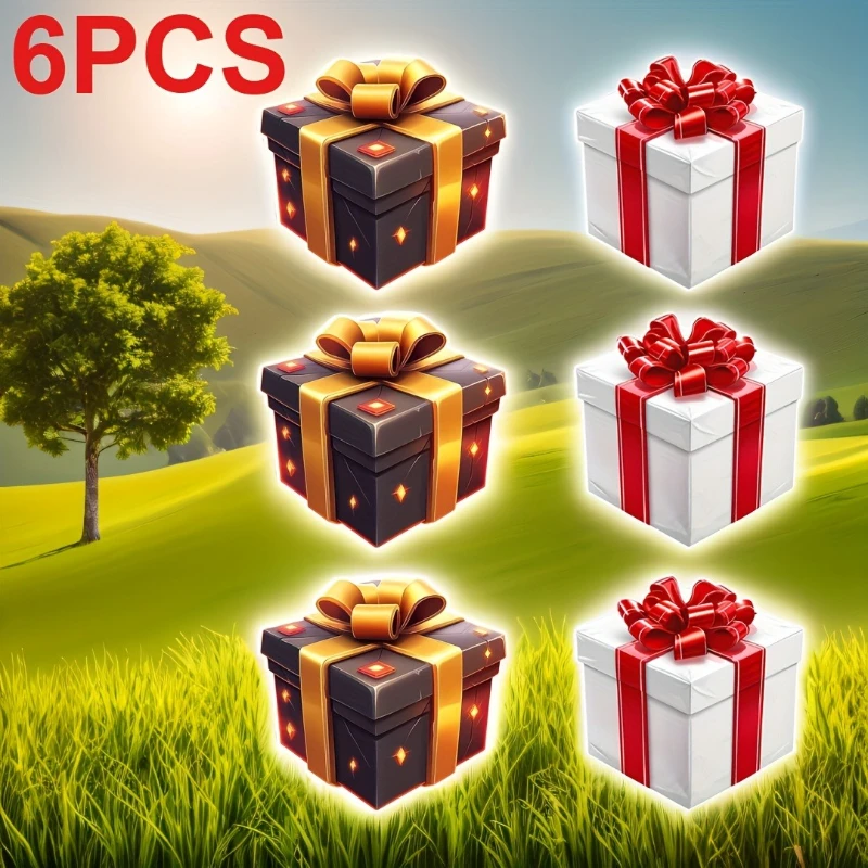 6pcs Cartoon Gift Box Vinyl Decals Self-Adhesive Stickers for Cars Trucks Window Glass Festive Holiday DIY Christmas Decoration
6pcs Cartoon Gift Box Vinyl Decals Self-Adhesive Stickers for Cars Trucks Window Glass Festive Holiday DIY Christmas Decoration