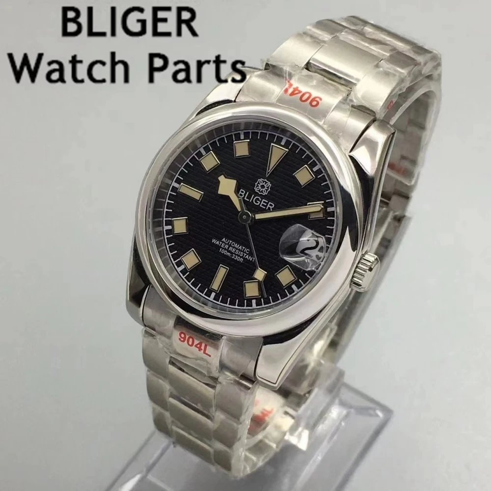 BLIGER 36 мм/39 мм NH35A автоматические мужские механические часы с фиксированным круглым безелем, черный, синий, зеленый циферблат, сапфировое стекло, зеленый светящийся
BLIGER 36 мм/39 мм NH35A автоматические мужские механические часы с фиксированным круглым безелем, черный, синий, зеленый циферблат, сапфировое стекло, зеленый светящийся
