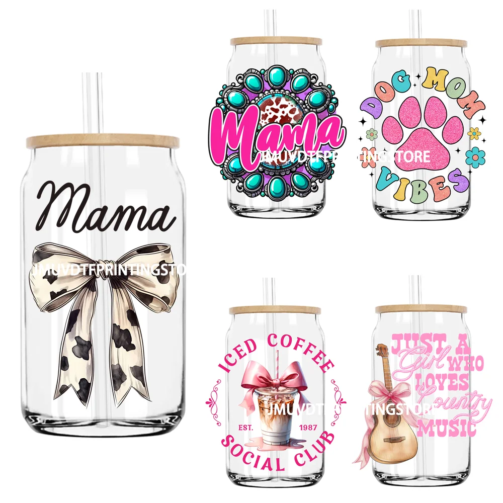 Dog Mom Vibes Western Cow Mother's Day UV DTF Transfers Stickers Decals For Libbey Cold Cups Mugs Tumbler Waterproof DIY Craft
Dog Mom Vibes Western Cow Mother's Day UV DTF Transfers Stickers Decals For Libbey Cold Cups Mugs Tumbler Waterproof DIY Craft