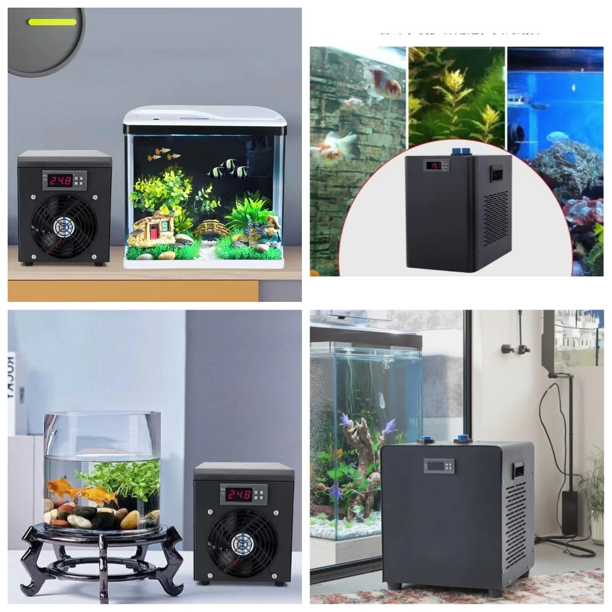 Aquarium Chiller with Pump, Seawater Cooling, R134a Refrigerant
Aquarium Chiller with Pump, Seawater Cooling, R134a Refrigerant