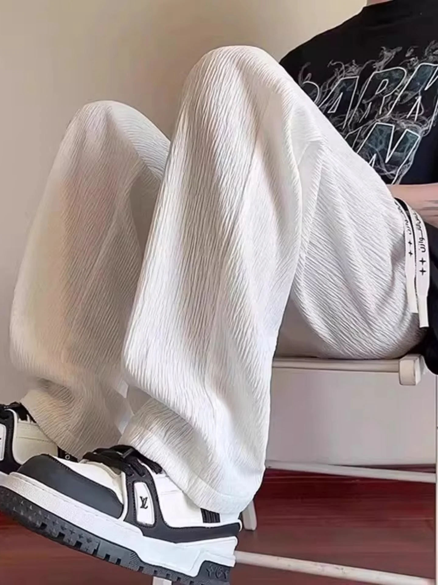 Men's Casual Thiened Fce Lined Loose Fit Long Pants Autumn Winter Wide Leg Trousers Comfortable Breathable Straight Cut
Men's Casual Thiened Fce Lined Loose Fit Long Pants Autumn Winter Wide Leg Trousers Comfortable Breathable Straight Cut