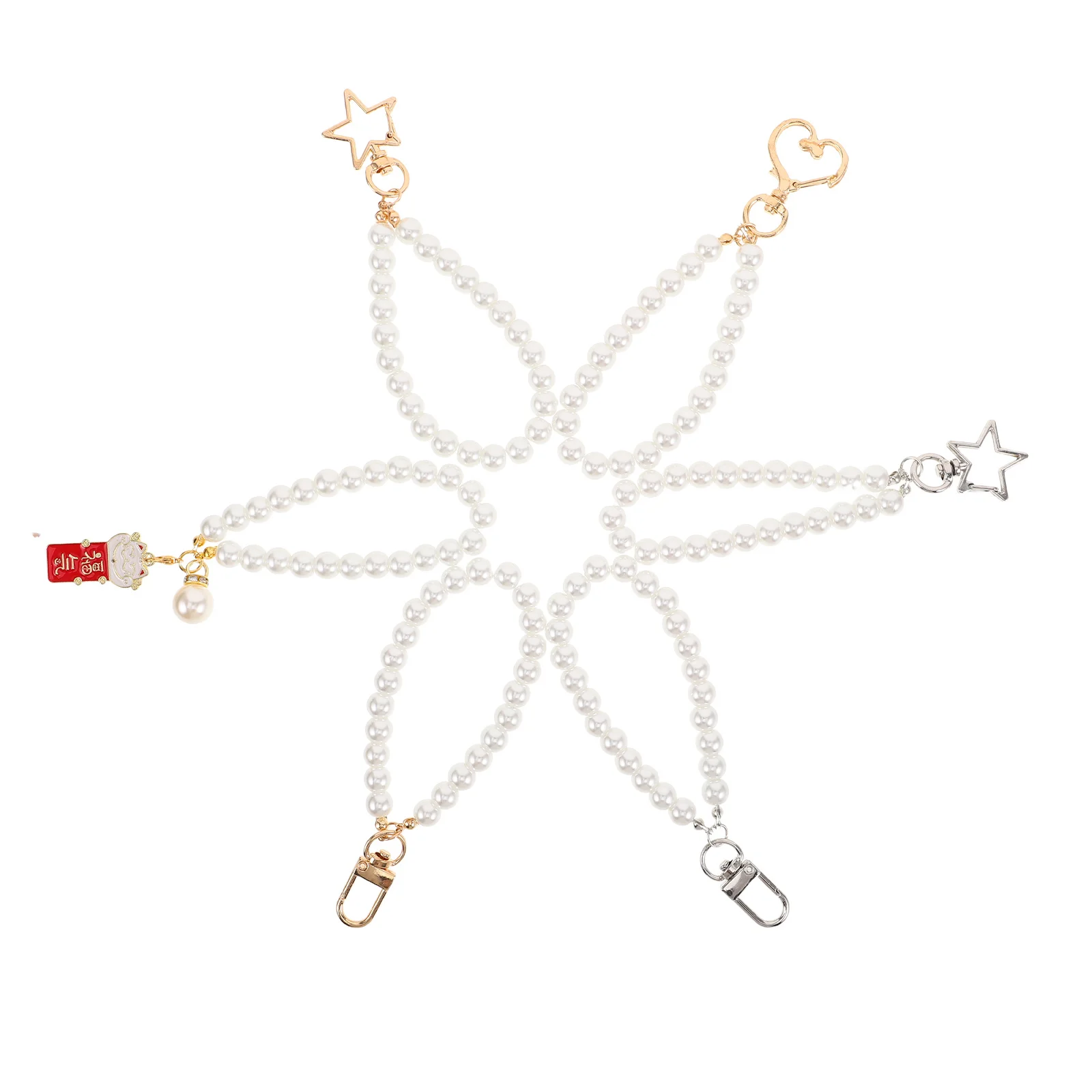 6Pcs Beaded Phone Charm Handmade Keychain Strap Decorative Pendant Elegant Phone Chain Wristlet for Bags Phones
6Pcs Beaded Phone Charm Handmade Keychain Strap Decorative Pendant Elegant Phone Chain Wristlet for Bags Phones