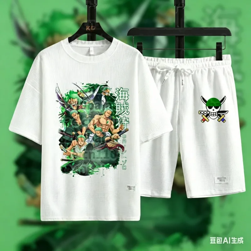 Детский костюм One Piece, спортивный костюм Чоппер Луффи, детский летний комплект одежды с короткими рукавами, комплект одежды с короткими рукавами в стиле аниме для мальчиков и девочек, футболка и шорты, 2 шт.
Детский костюм One Piece, спортивный костюм Чоппер Луффи, детский летний комплект одежды с короткими рукавами, комплект одежды с короткими рукавами в стиле аниме для мальчиков и девочек, футболка и шорты, 2 шт.