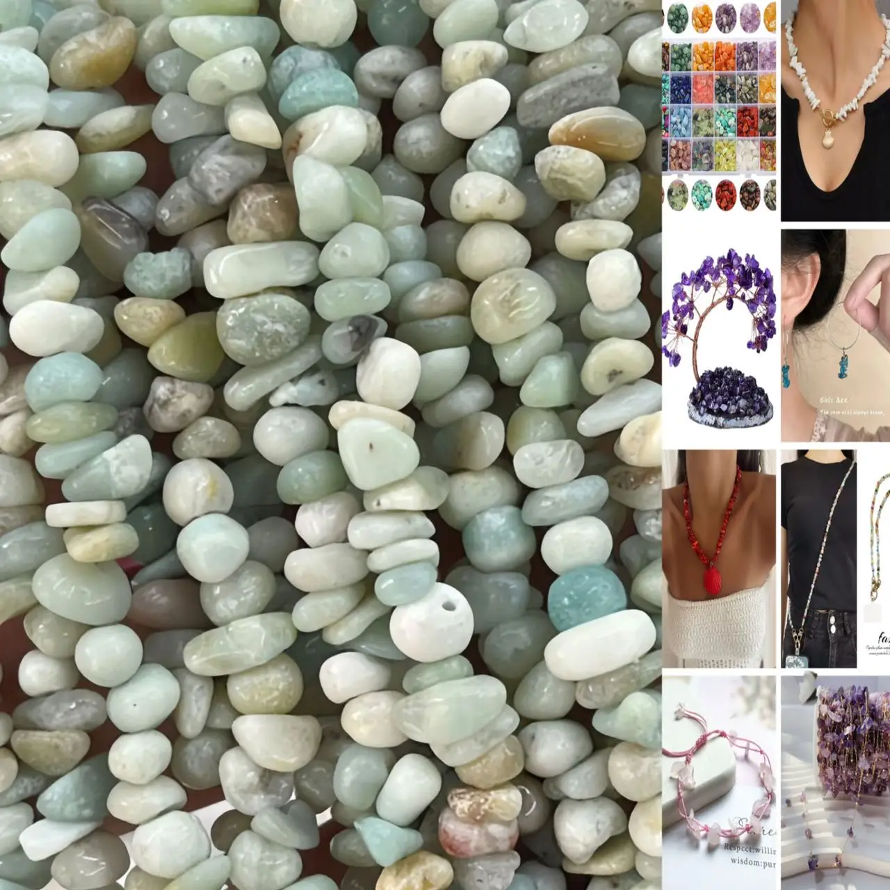 Производитель оптовая продажа натуральный камень AAA A mazon Сокровище цвета измельченных нерегулярных бусин тренд DIY аксессуары для браслетов 15 дюймов 
Производитель оптовая продажа натуральный камень AAA A mazon Сокровище цвета измельченных нерегулярных бусин тренд DIY аксессуары для браслетов 15 дюймов