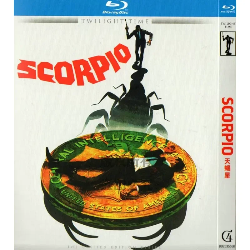 Blu-ray American Action Thriller Drama Movie Scorpio High Definition Disc 1080P 1BD Disc Non-DVD Disc
Blu-ray American Action Thriller Drama Movie Scorpio High Definition Disc 1080P 1BD Disc Non-DVD Disc