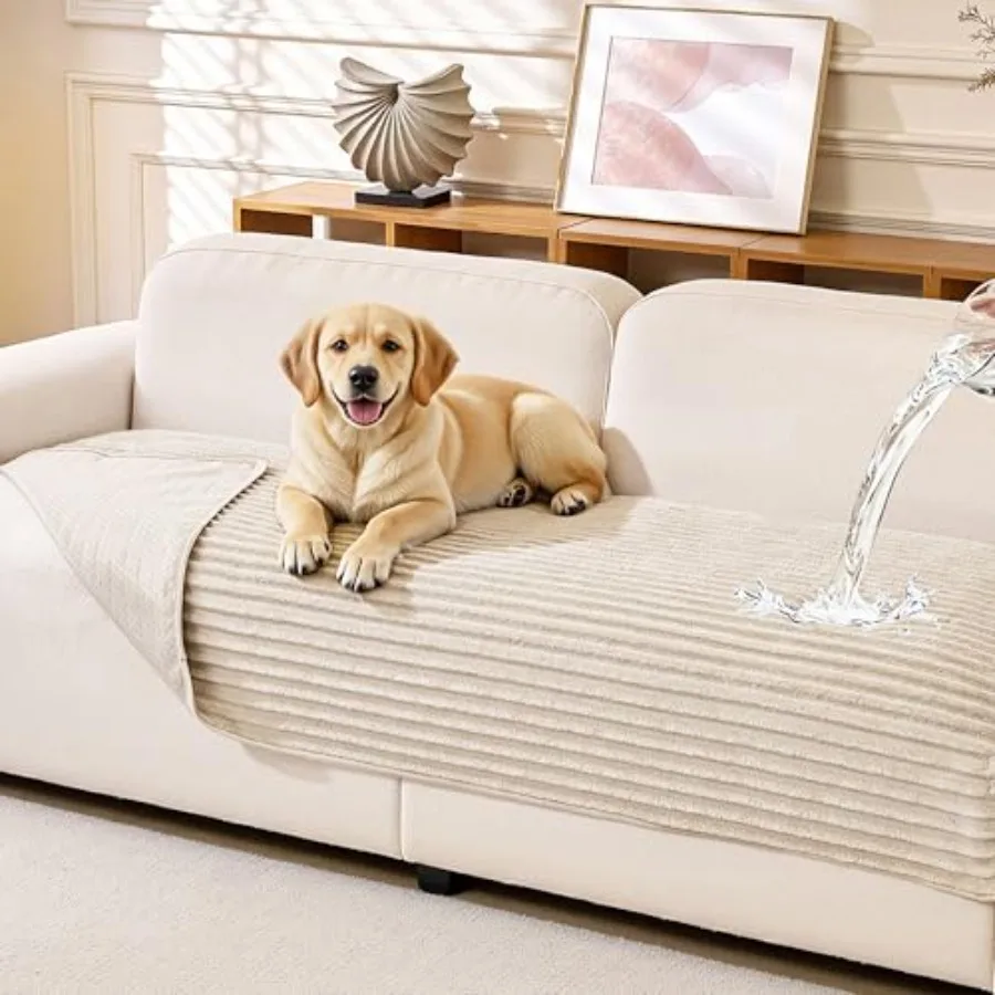 100% Waterproof Couch Covers for Pets, Sectional Couch Cover, Soft Non Slip Sofa Covers for 3 Cushion Couch Dogs Friendly, Sofa
100% Waterproof Couch Covers for Pets, Sectional Couch Cover, Soft Non Slip Sofa Covers for 3 Cushion Couch Dogs Friendly, Sofa