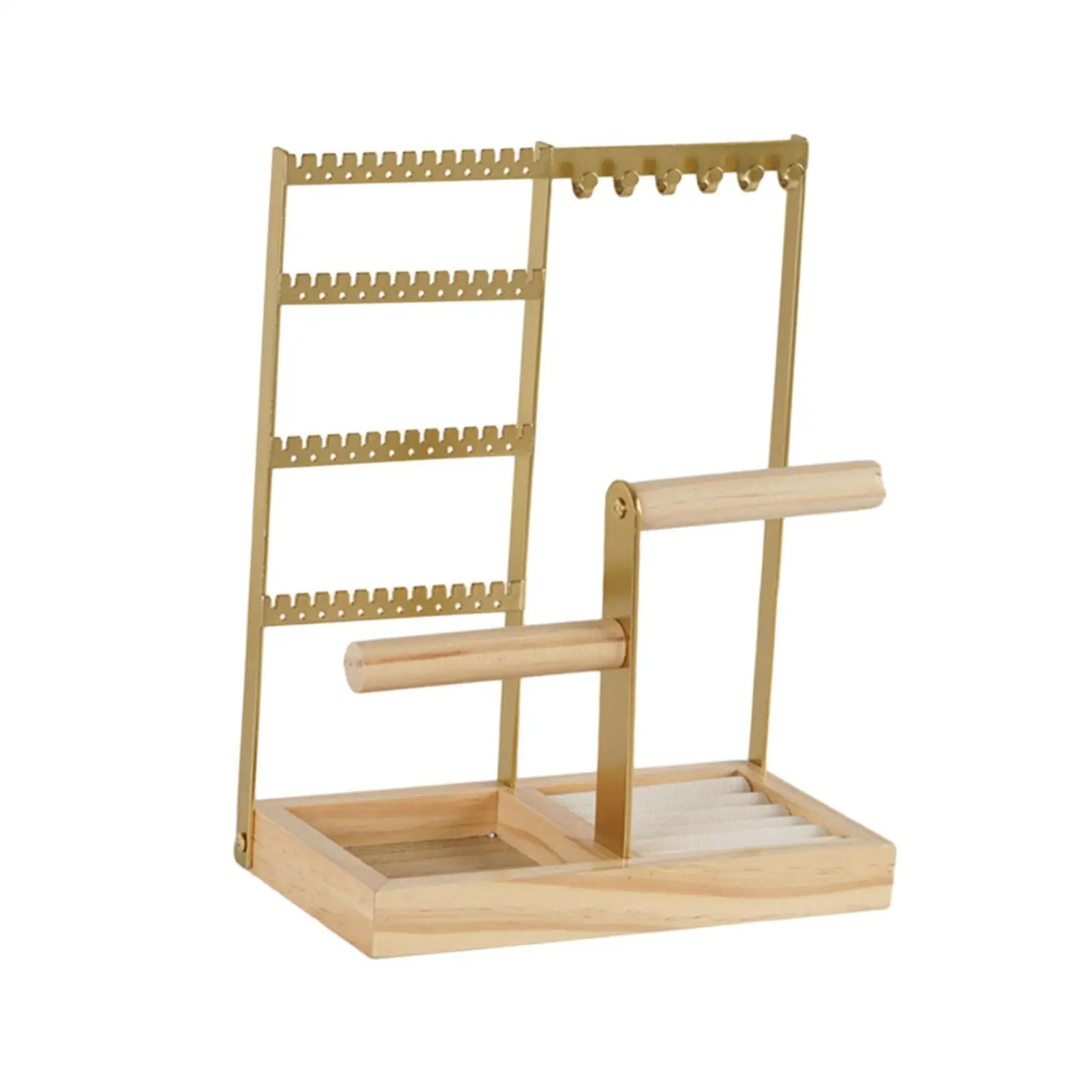 Jewelry Organizer Jewelry Stand Chains Multifunction with Wood Base Jewelry Rack Jewelry Holder for Photography Jewelry Props
Jewelry Organizer Jewelry Stand Chains Multifunction with Wood Base Jewelry Rack Jewelry Holder for Photography Jewelry Props