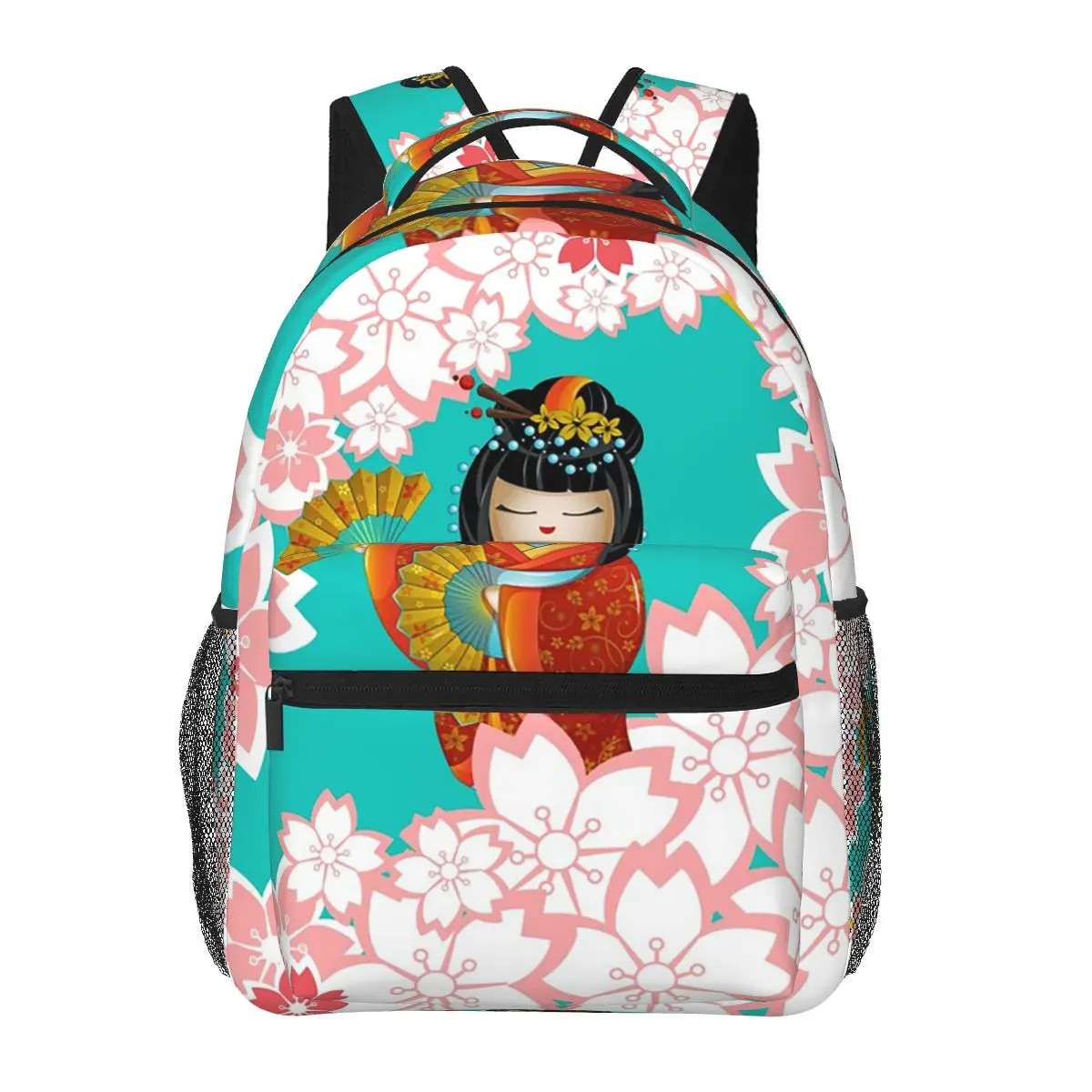 Japanese Sakura Kokeshi Doll Student Backpack School Bag Hiking Travel Daypack for Boys Girls Fashion Bookbag Shoulder Bags
Japanese Sakura Kokeshi Doll Student Backpack School Bag Hiking Travel Daypack for Boys Girls Fashion Bookbag Shoulder Bags