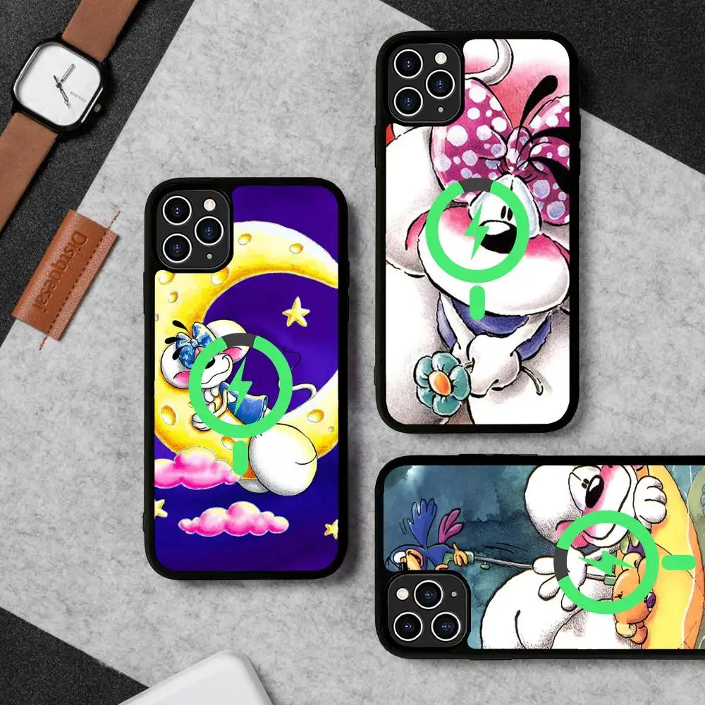 Character Diddl Cut Anime Magnetic Matte Phone Case For IPhone 16 17 15 14 13 12 11 For Magsafe Wireless Charge Cover
Character Diddl Cut Anime Magnetic Matte Phone Case For IPhone 16 17 15 14 13 12 11 For Magsafe Wireless Charge Cover