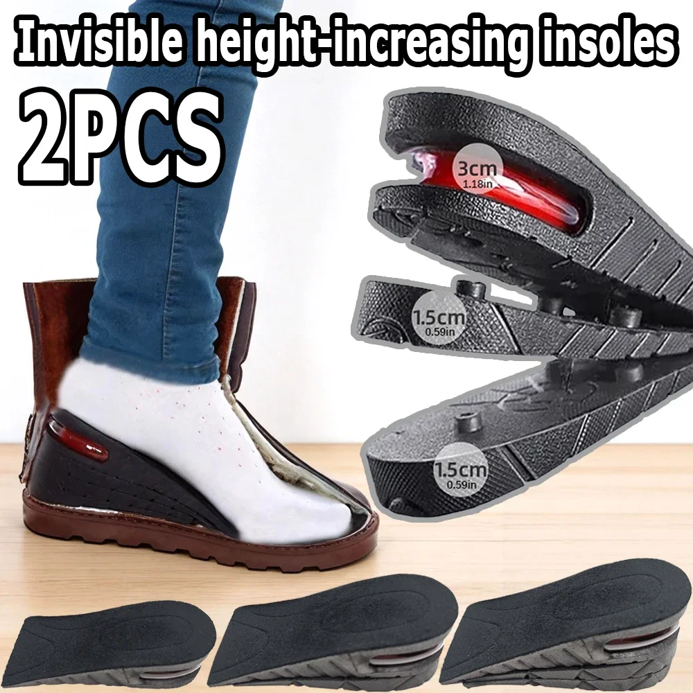 2 пары невидимых стельок для увеличения роста с воздушной подушкой, амортизирующие стельки с микро-пружинами и поддержкой свода стопы, варианты высоты 3/4.5/6 см
2 пары невидимых стельок для увеличения роста с воздушной подушкой, амортизирующие стельки с микро-пружинами и поддержкой свода стопы, варианты высоты 3/4.5/6 см