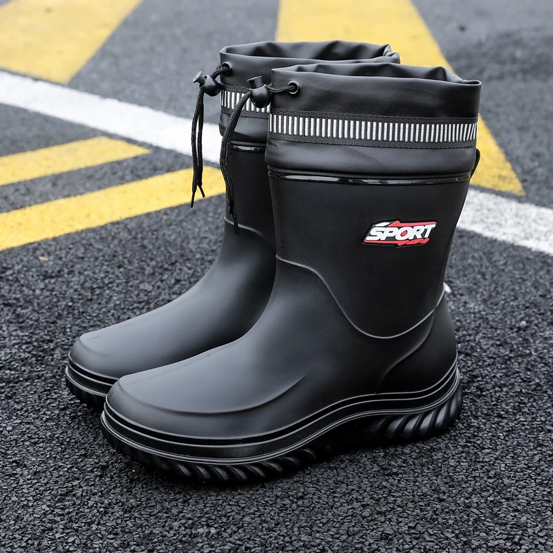 Summer Waterproof Men's Rain Boots Mid-Calf Work Boots Fishing Boots Anti-Slip Rubber Boots Comfortable Lightweight Plastic
Summer Waterproof Men's Rain Boots Mid-Calf Work Boots Fishing Boots Anti-Slip Rubber Boots Comfortable Lightweight Plastic