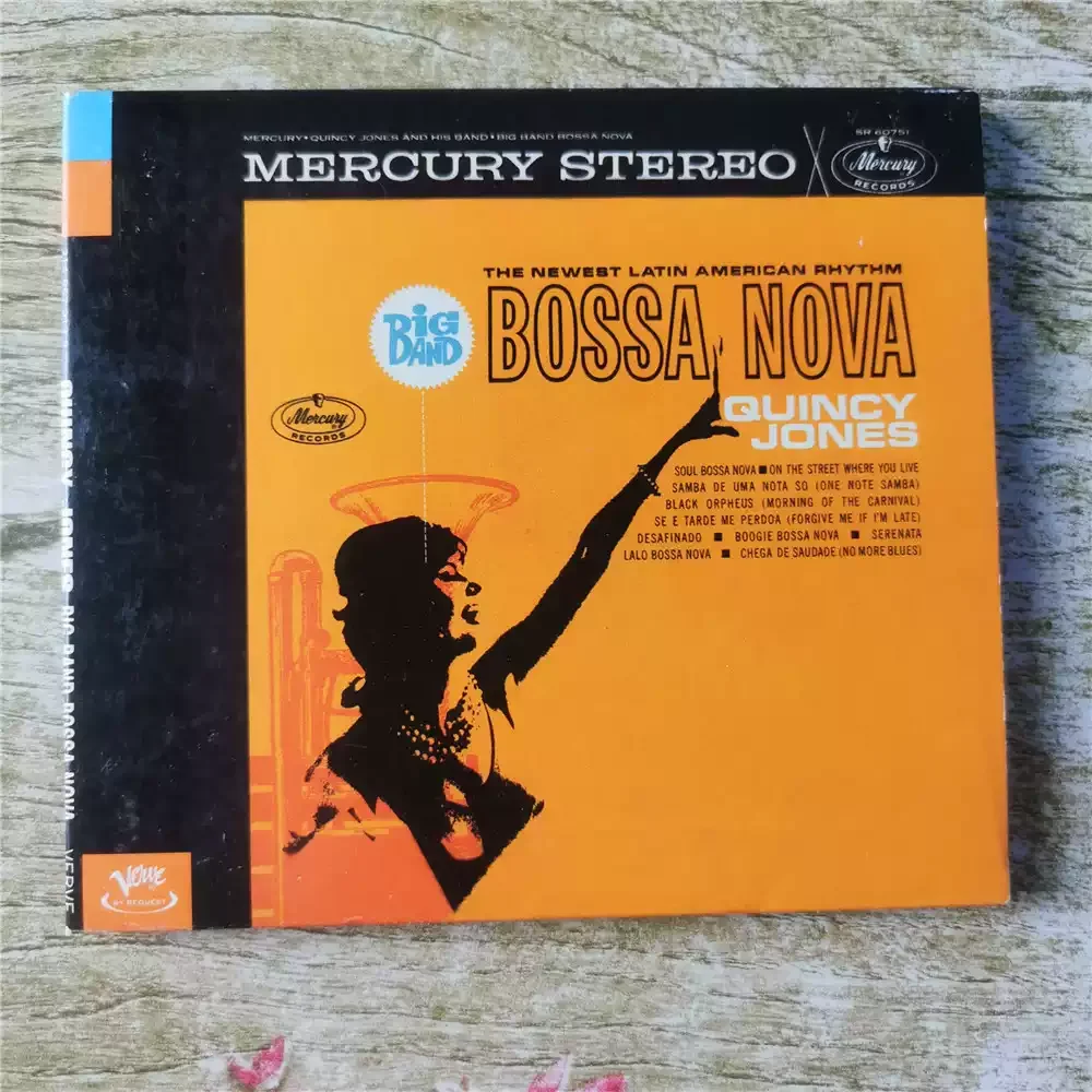 CD Quincy Jones and His Orchestra Big Band Bossa Nova Released in 1962
CD Quincy Jones and His Orchestra Big Band Bossa Nova Released in 1962