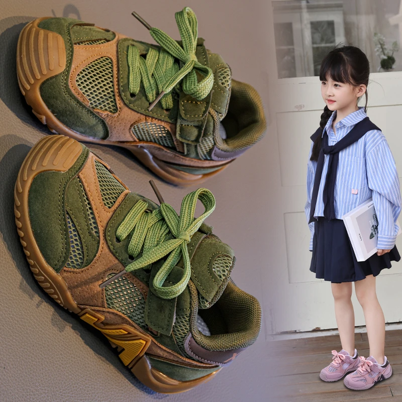 2026 New Children Mesh Breathable Running Shoes Kids Casual Sports Shoes with Thick Soles Boys Girls Fashion Versatile Sneakers
2026 New Children Mesh Breathable Running Shoes Kids Casual Sports Shoes with Thick Soles Boys Girls Fashion Versatile Sneakers